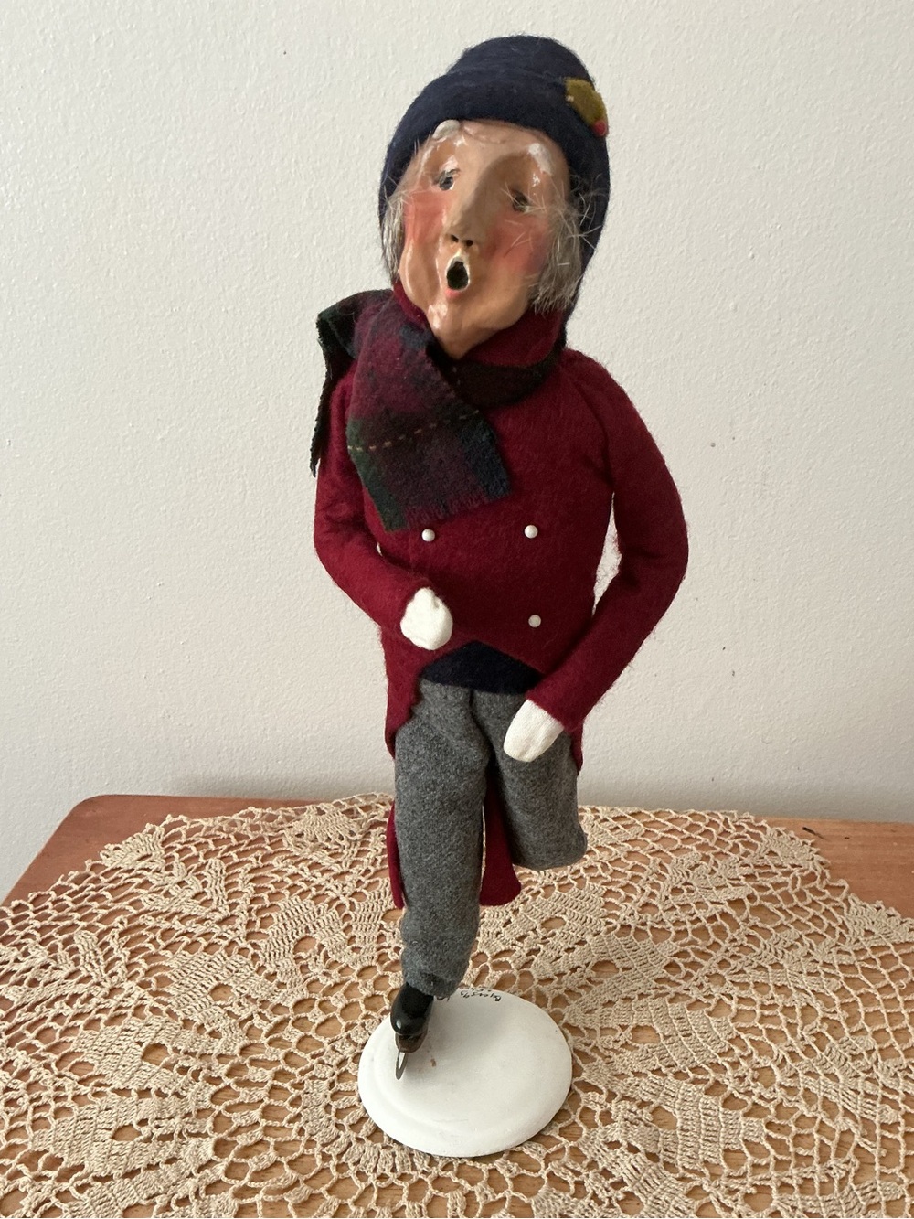 1993 #25/100 Byers Choice Gentlemen Skater